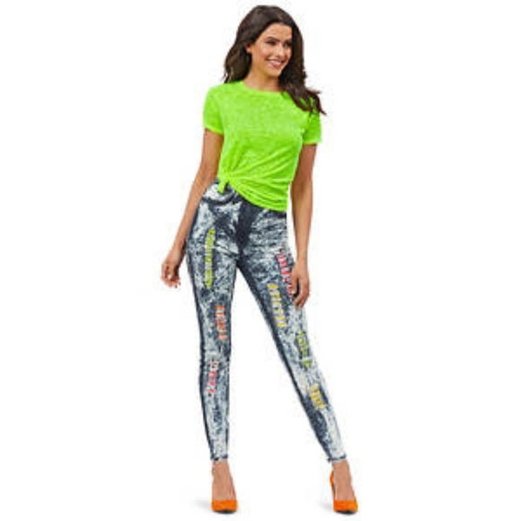 Multi-colored Skinny Jean NEW - Picture 2 of 9